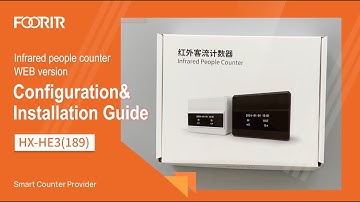Infrared People Counter HX-HE3(189) Configuration Installation Guide