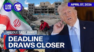 Iran refuses ceasefire while Trump insists tomorrow's deadline will stand | 9 News Australia