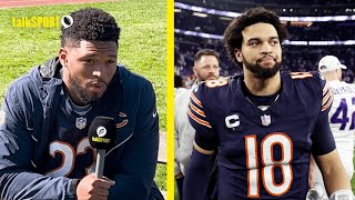 Bears RB Roschon Johnson REVEALS What Caleb Williams Is REALLY Like Off The Field in Chicago!