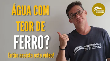 Como tratar água com muito ferro?