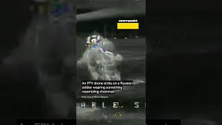 Fpv Drone Strike On Russian Soldier