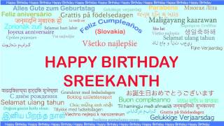 Sreekanth   Languages Idiomas - Happy Birthday