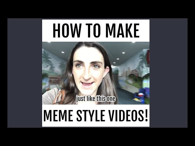 How to Make a Meme Style Video  Video Editing with Kapwing 