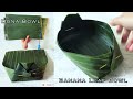How To Make Banana Leaf Bowl Manipuri Dona Bowl 