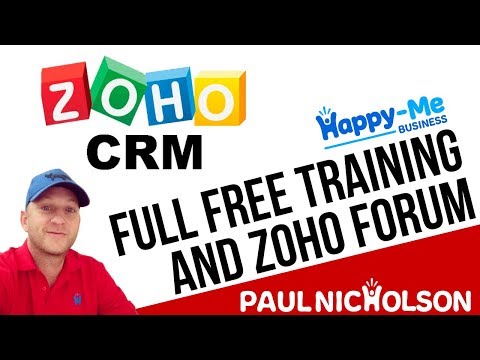 Zoho CRM Free Training Signup Information
