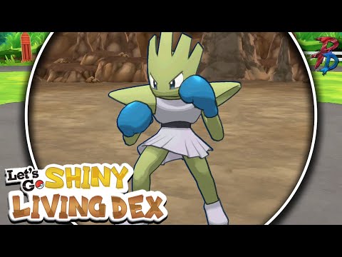 Shiny Hitmonlee & Shiny Hitmonchan Caught  Pokemon Let's Go Pikachu  Extreme Shiny Living Dex 