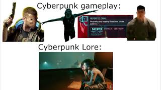 Cyberpunk Lore vs Gameplay