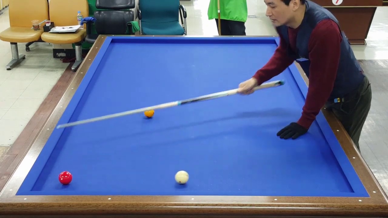 당구 뒤돌려치기는 타법이죠? ㅣ길어지는타법과 짧아지는 타법
