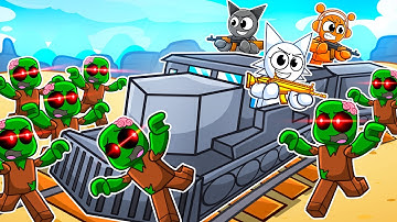 Driving 1,000,000 METERS In Roblox DEAD RAILS With My Friends!