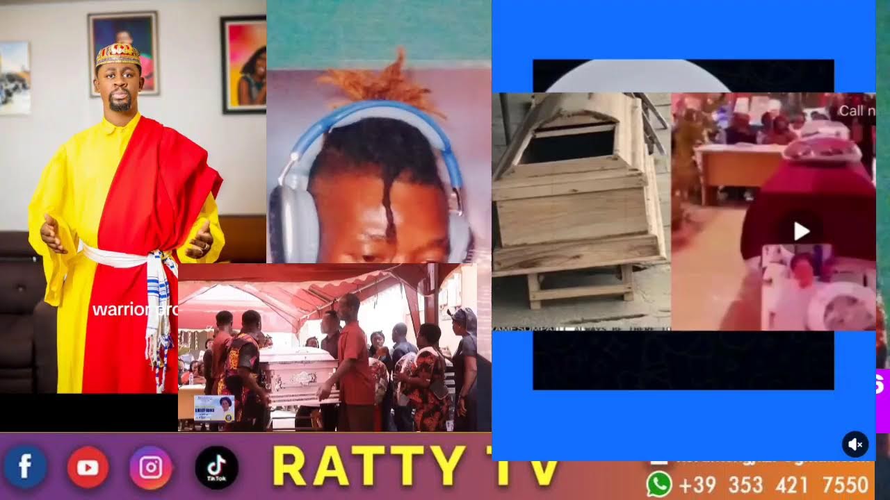 RATTY TV EXPOSED  KOJO SIBBO the most kwasia man about his mother's casket