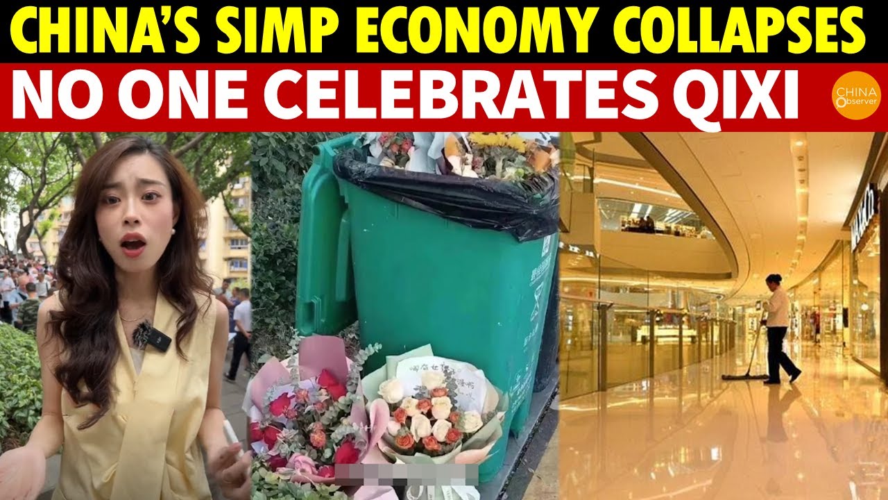 China’s Simp Economy Collapses, Men Enter Low-Desire Era,Chinese Valentine’s Day Like Ghost Festival