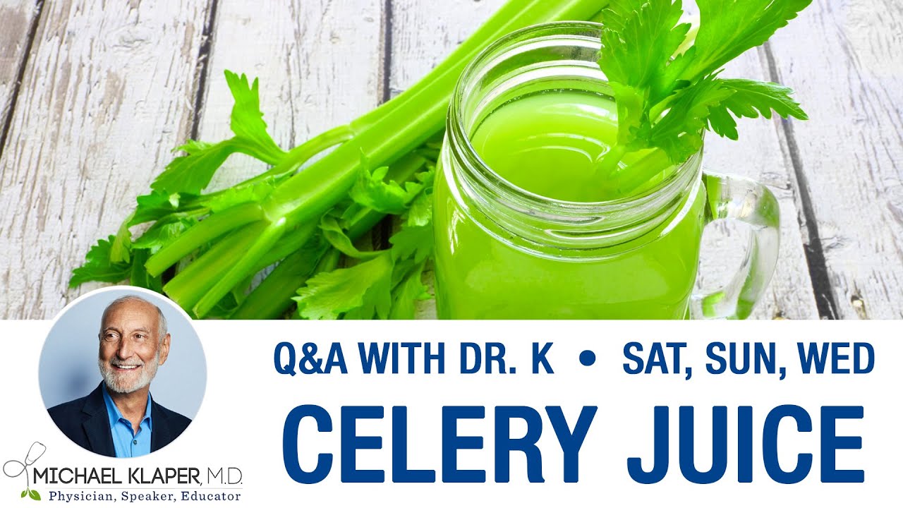 Celery Juice Caution With Juicing And Potassium Rich Foods YouTube