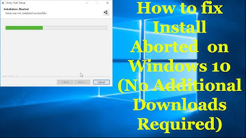 How to fix install Aborted on Windows(Streamlabs, Unity and more) *WORKING*