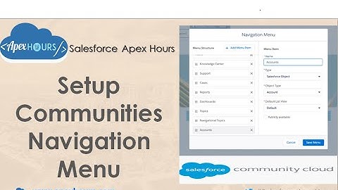 Setup Communities Navigation Menu (Part 3)