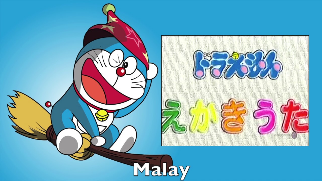 Doraemon Ekaki Uta Drawing Song Multilanguage Comparison