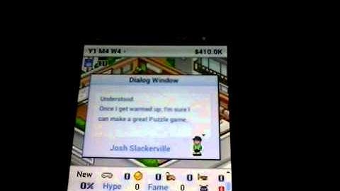 Game Dev Story gameplay