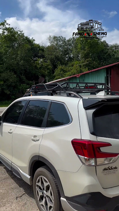 Subaru Forester install Exspider Metal Roof Rack - Sporty Design #subaruforester