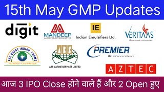 Go Digit General Insurance IPO | ABS Marine Services IPO | Indian Emulsifiers IPO | Aztec IPO |