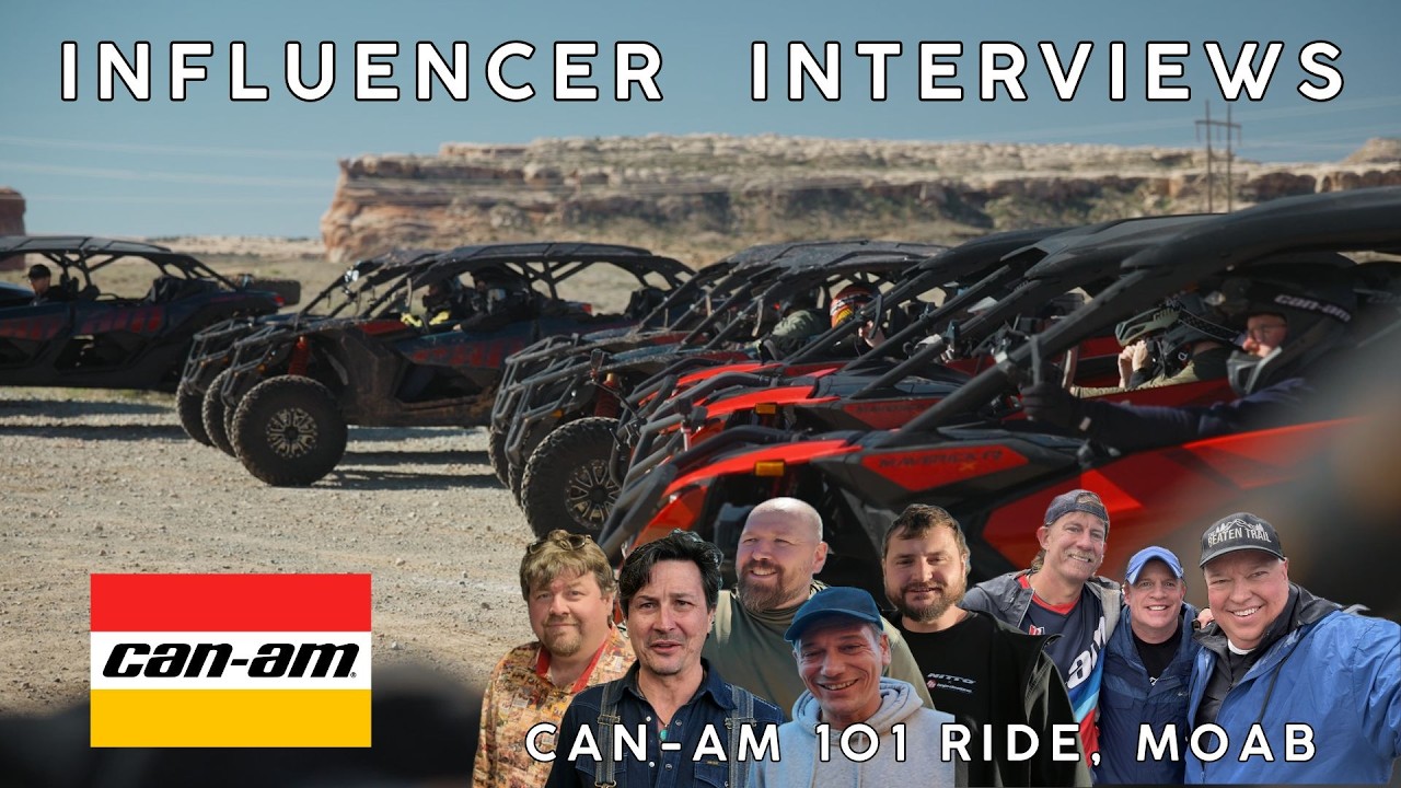 We interview the influencers on the Can-Am 101 Moab, Utah adventure!