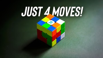 How to Solve a Rubik’s Cube in Just 4 Moves!