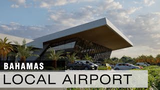 Bahamas Airport Design with Unreal Engine 3D Rendering Profile