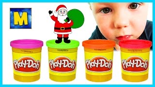 PLAY DOH  Плей До  Сказочный лес  Дед Мороз и Грибы   Изучение цветов  Детское видео про Марка