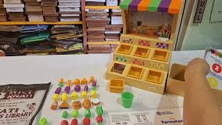 How to play the Mini Farmstand Sorting Set by Learning Resources from Unnati Library