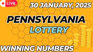 Pennsylvania Day Lottery Results For - 30 Jan, 2025 - Pick 2 - Pick 3 - Pick 4 - Pick 5 - Powerball
