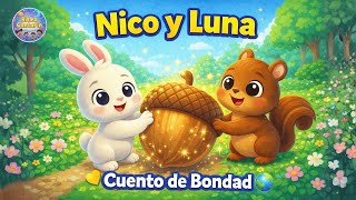 Nico y Luna: El Poder de la Bondad | Cuento para Dormir en Español | Valores para Niños