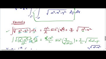 Find the volume of the sphere x^2+ y^2+z^2= a^2 without transformation. Matrices and Calculus Unit 5