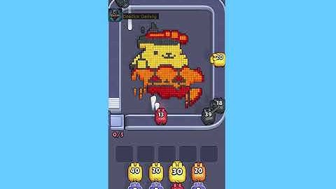 Pixel Flow Level 244. Walkthrough Gameplay 