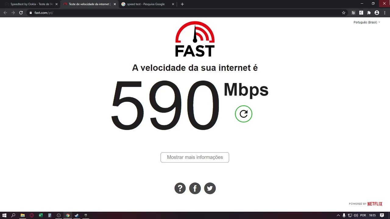 Download lento com internet 500mb - Redes e Internet - Clube do Hardware