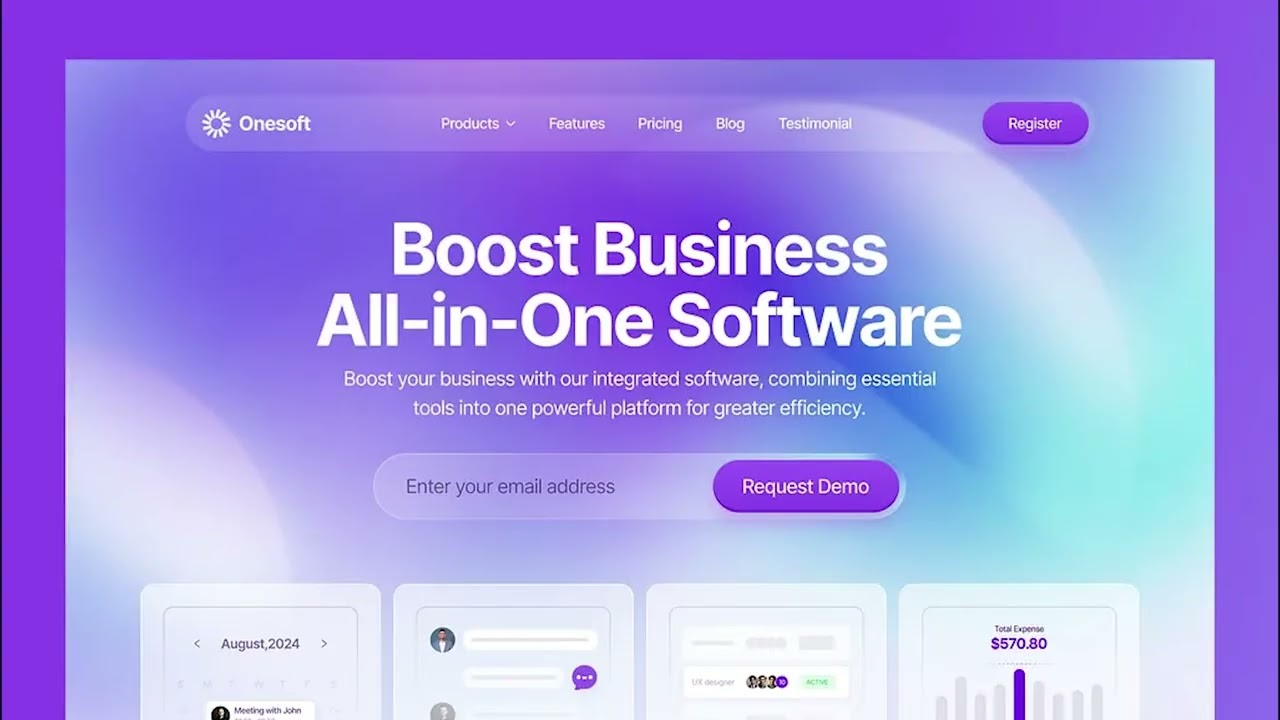 Excited to share our latest UI/UX design for OneSoft!