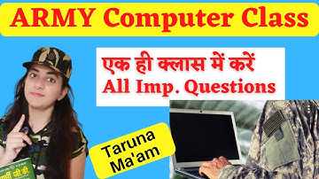 ARMY Computer class in 1 video | ARMY GD Clerk top important Computer Science Questions