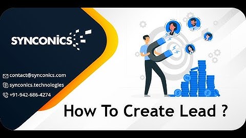 How to Create Lead? | CRM | Odoo 15 Functional Videos | #Synconics [ERP]