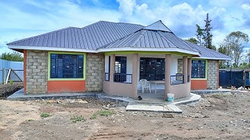 Interlocking Blocks.Exterior part of the house in Nanyuki.Eng martin 0740074204,Eng Enock 0724901875