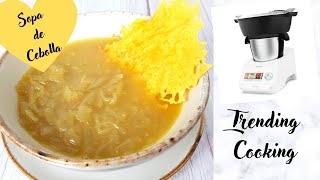 SOPA DE CEBOLLA SIN PAN TRENDING COOKING | RECETA FÁCIL Y BARATA