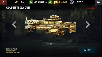 DEAD TARGET: Zombie || Golden Tesla Gun「Android Gameplay」