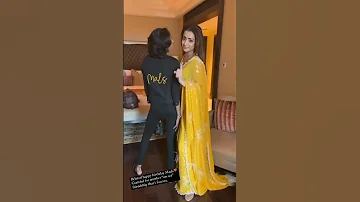 Trisha Krishnan In Yellow Color Attire Wishes Her Friend Happy Birthday New Video 