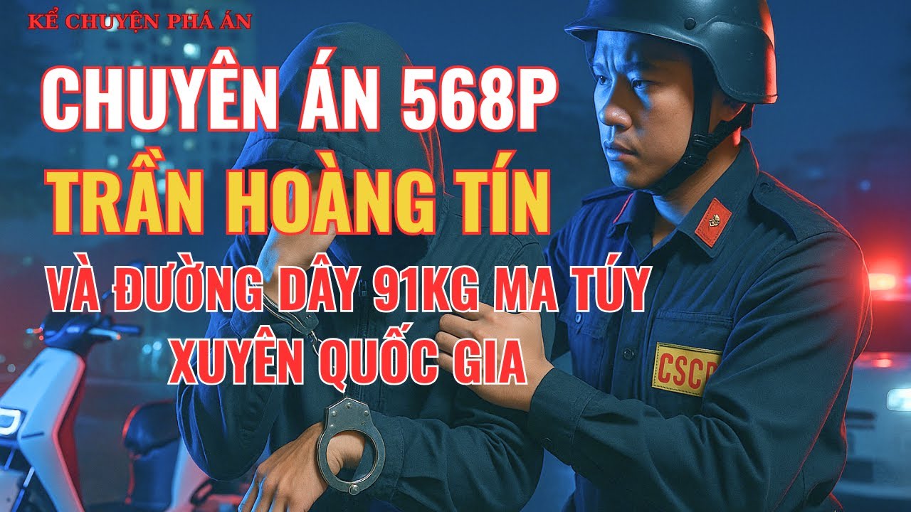 Chuyên án 568P: Trần Hoàng Tín và đường dây 91kg ma túy xuyên quốc gia| Kể chuyện phá án