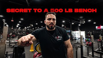 Brendan Todd Teaches You How To Bench 500 LBS