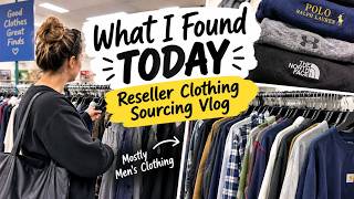 What I found today Reseller Clothing Sourcing Vlog