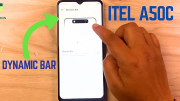 How to Set Up Dynamic Bar on iTel A50c | Notification Bar Customization Guide