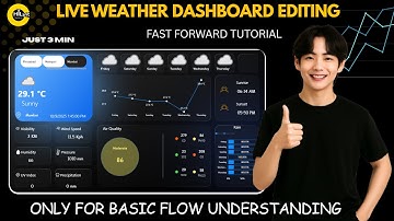 Power BI Dashboard Speed Build | Modern Weather Analytics UI 🌤️
