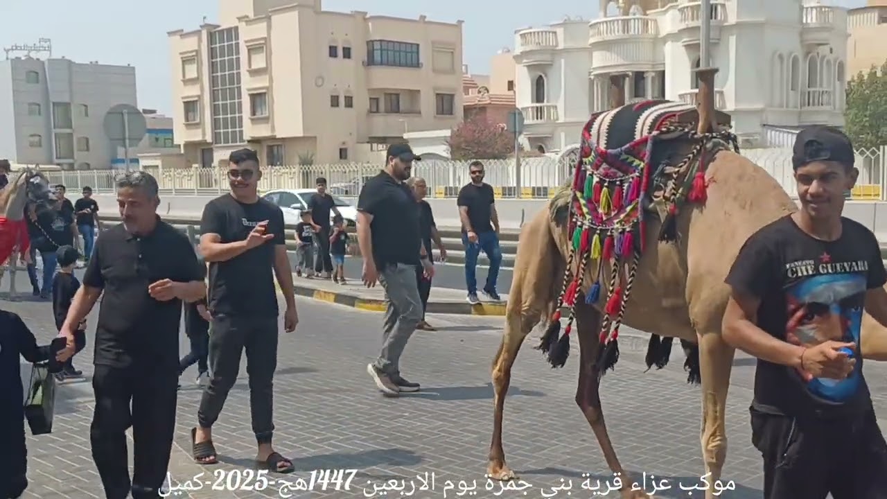 موكب عزاء قرية بني جمرة صبيحة يوم الأربعين 1447هج-2025 