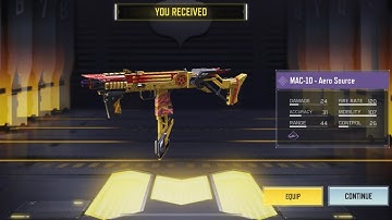 CODM Aero Source Lucky Box Complete With MAC10-Aero Source + Inspection!