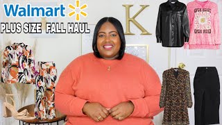 WALMART PLUS SIZE FALL HAUL | AFFORDABLE PLUS SIZE FALL FASHION