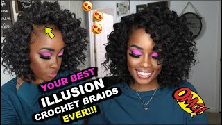 🔥YOUR BEST ILLUSION CROCHET BRAIDS BOB EVER!! | THE MOST REALISTIC \& EASY INSTALL! MARY K BELLA