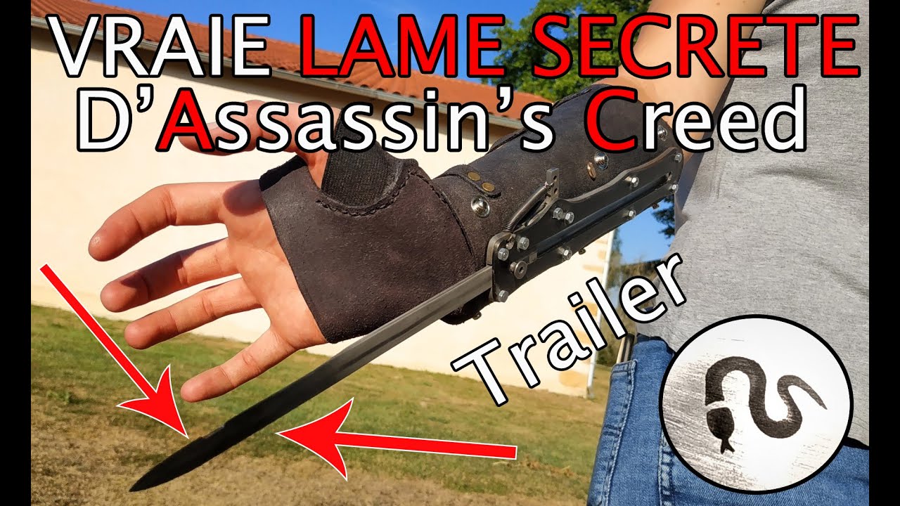 REAL HIDDEN BLADE FROM ASSASSIN'S CREED !!!! MAKING A REAL HIDDEN BLADE 