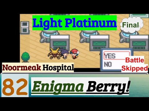 Mudret Bibliografi Afsnit Pokemon Light Platinum Part 82 Enigma Berry For Noormeak City Hospital |  GBA Rom Hack - YouTube
